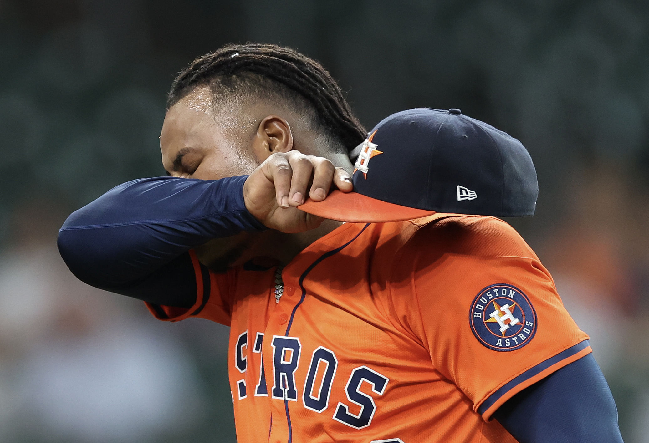 Framber Valdez might not hit 6 Ks today - Source: Imagn